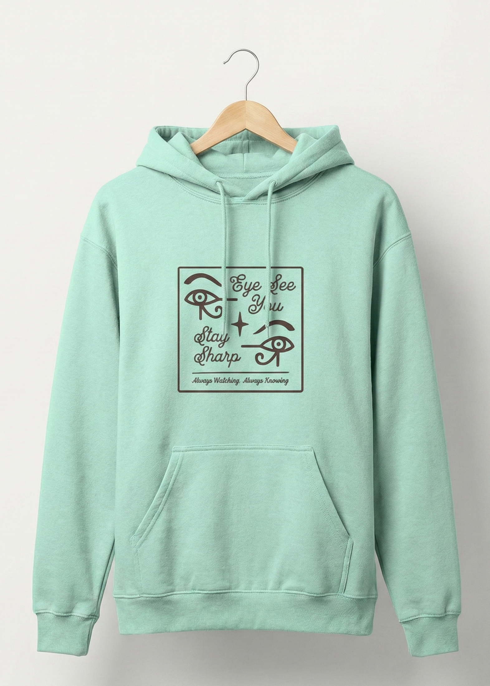Eye See You - Unisex Mint Cozy Hoodie