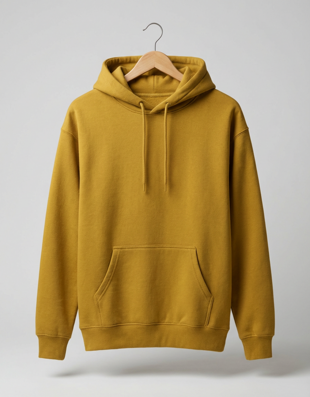 Unisex Mustard Yellow Cozy Hoodie