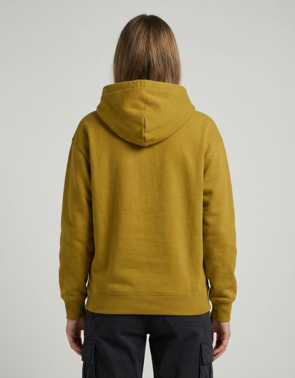 Unisex Mustard Yellow Cozy Hoodie