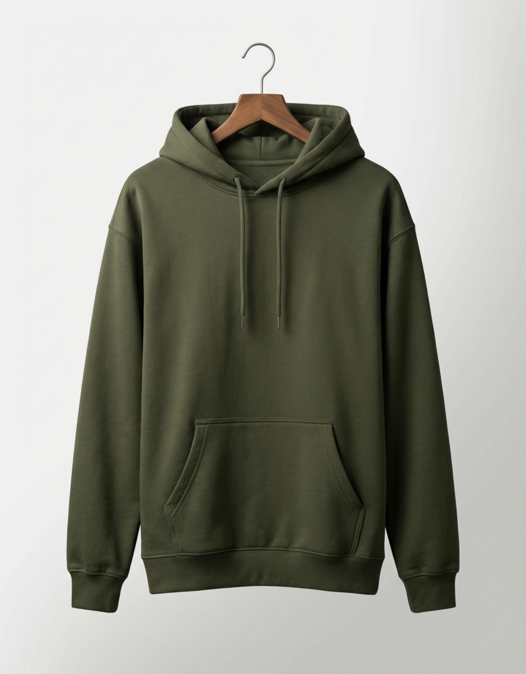 Unisex Olive Green Cozy Hoodie