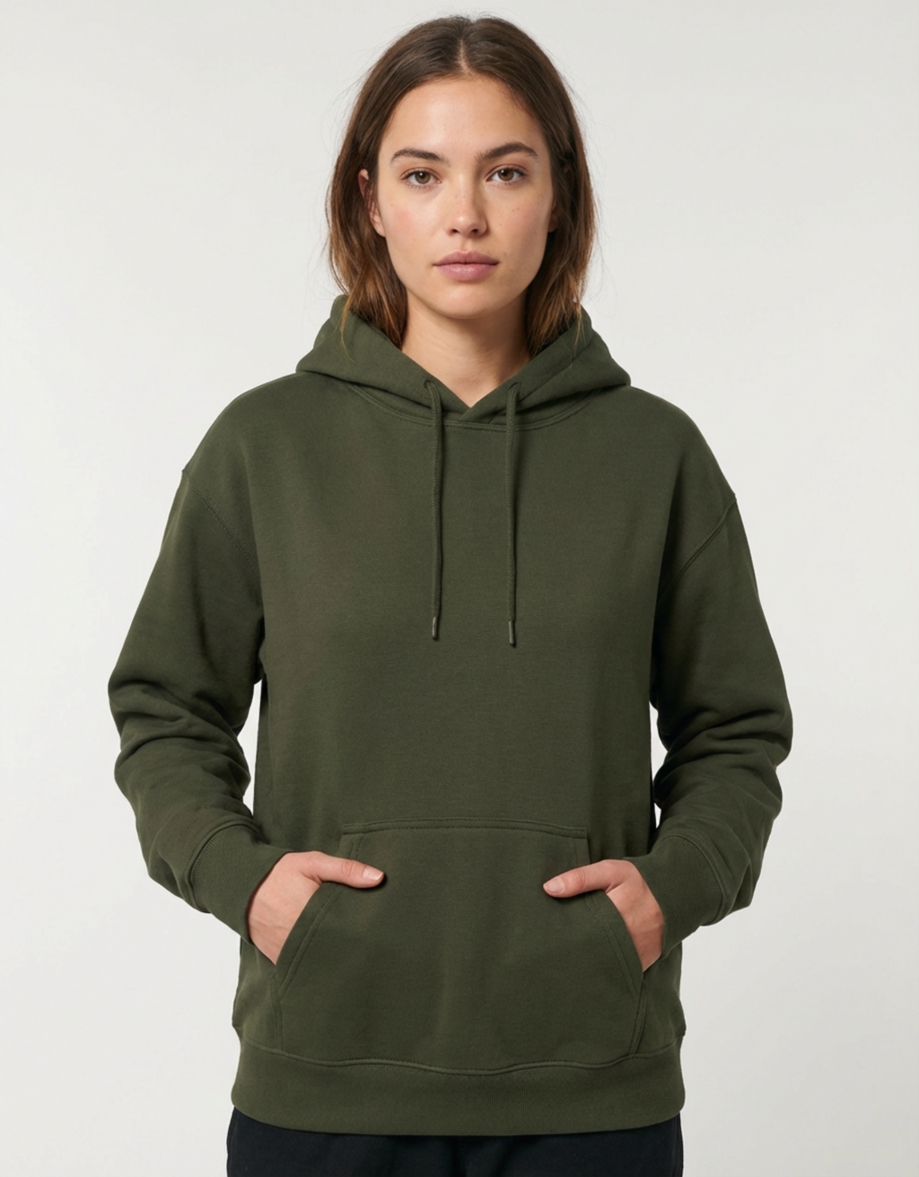 Unisex Olive Green Cozy Hoodie