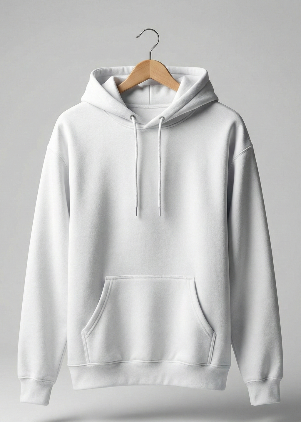 Unisex White Cozy Hoodie