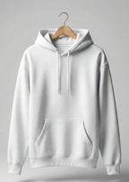 Unisex White Cozy Hoodie