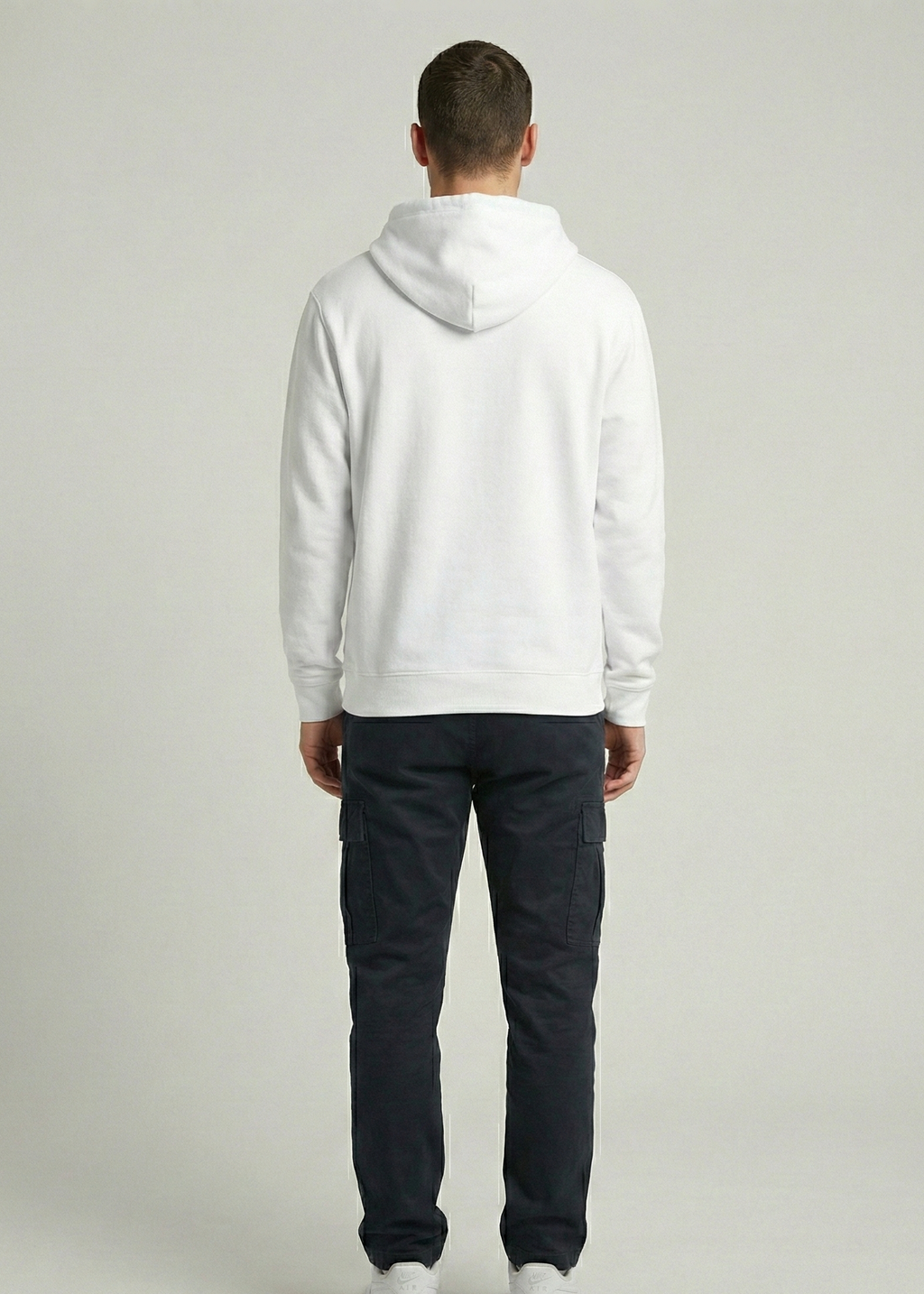 Unisex White Cozy Hoodie