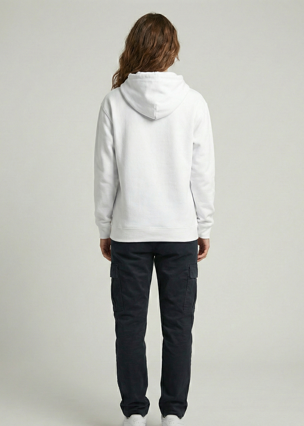 Unisex White Cozy Hoodie