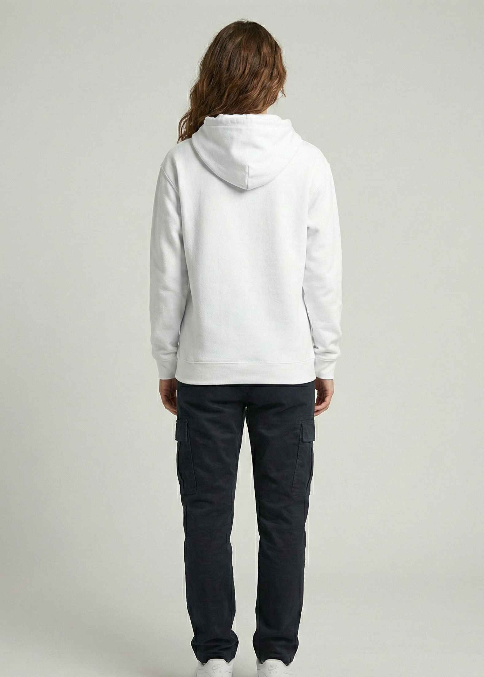 Unisex White Cozy Hoodie