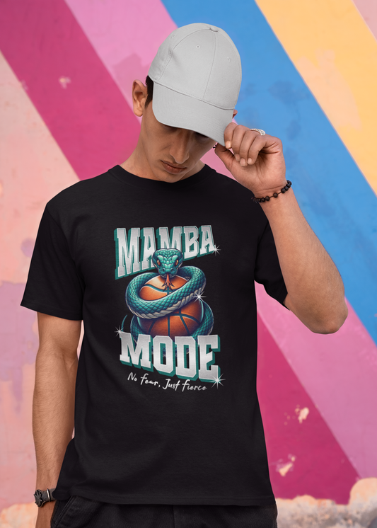 Mamba Mode - Round Neck Half Sleeve T-Shirt - Men