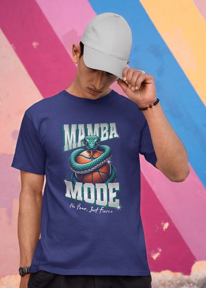 Mamba Mode - Round Neck Half Sleeve T-Shirt - Men