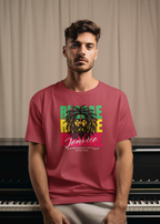 Reggae Jamaika - Round Neck Half Sleeve T-Shirt - Men