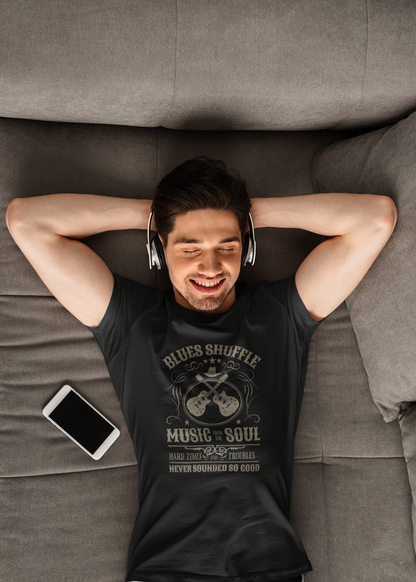 Music from the Soul - Round Neck Half Sleeve T-Shirt - Men