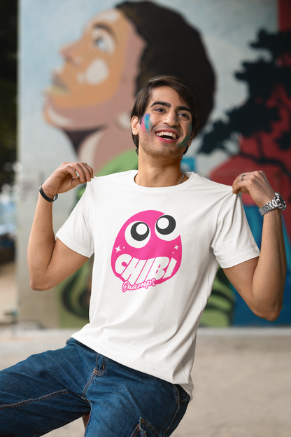 Chibi Champs - Doodle - Round Neck Half Sleeve T-Shirt - Men