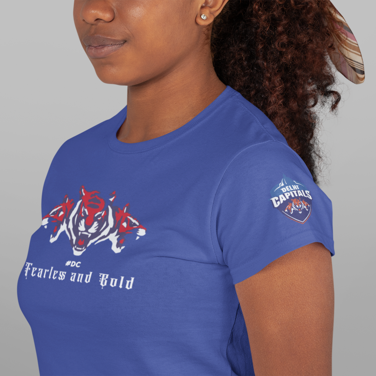 DC - Fearless & Bold - IPL - Round Neck Half Sleeve T-Shirt - Unisex