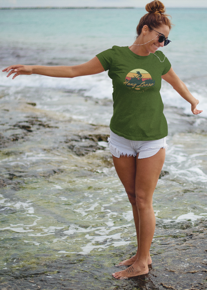 Hang Loose Surfcrew - Surfing - Round Neck Half Sleeve T-Shirt - Women